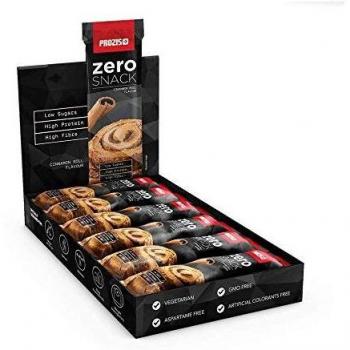 Prozis - Zero Snack, 12 barras x 35g, Bollo de Canela.