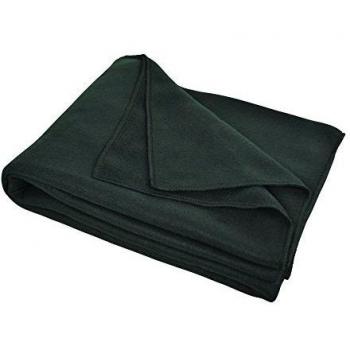 Manta Polar Negra Suave y Confortable 170 x 130 cm