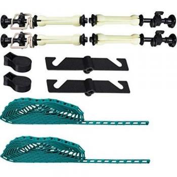 Bresser & Stick System para Colgar 2 Ruedas de Fondo Negro