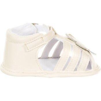 Sandalias de tiras C-8 beige para niña con diseño elegante