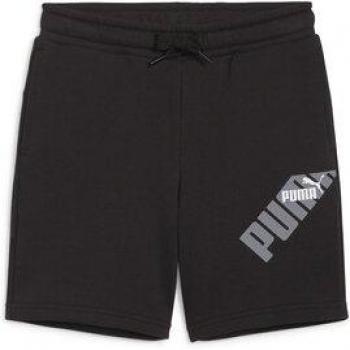 Puma Power Graphic Boys' Black Shorts for Children