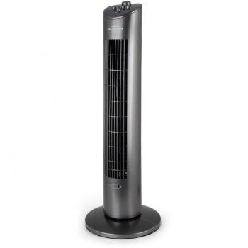 Orbegozo TW 0850 - Ventilador de torre oscilante, bandeja para esencias aromáticas, 3 velocidades, temporizador, 79 cm de altura, 60 W, Multicolor