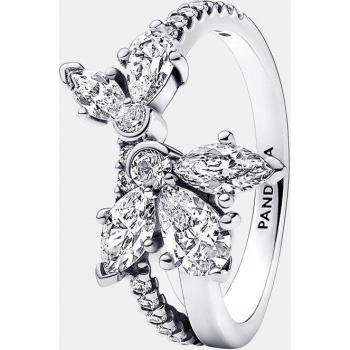 Anillo Pandora Timeless Herbario Brillante Asimétrico