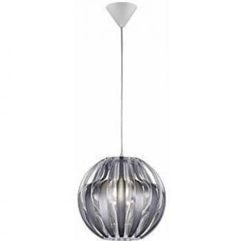 Lámpara Colgante Trio Calabaza Plata 1 Bombilla E27 30cm