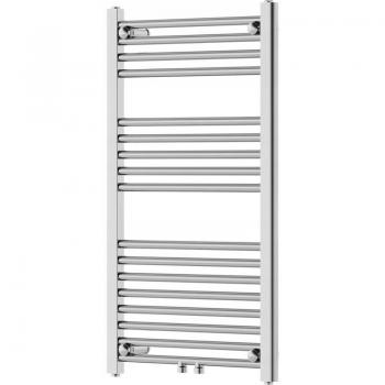 Radiador secatoallas eléctrico y de agua 292W 90x50x3cm, Cromo