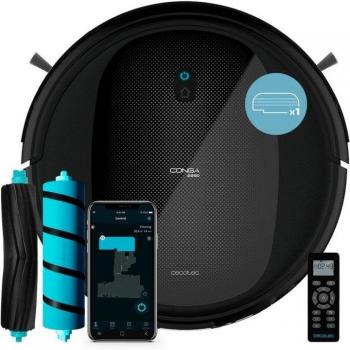 Cecotec Conga 2290 Ultra T Robot Aspirador y Friegasuelos con 2100 Pa, Tecnología 4in1, Control por App, Sistema Virtual Map, 3 Modos de Fregado, C