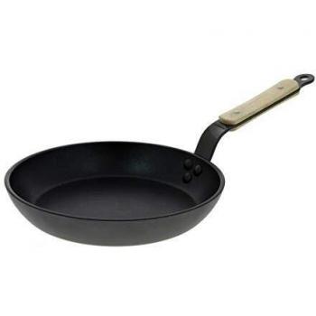 Sartén antiadherente de 24 cm Choc B Bois con mango de haya y apta para inducción De Buyer