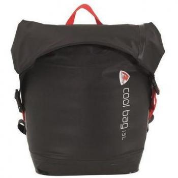 Bolsa estanca Robens Cool Bag 15L marrón rojo, capacidad de 15 litros, diseño en colores marrón y rojo, ideal para mantener alimentos y bebidas frescos, resistente al agua