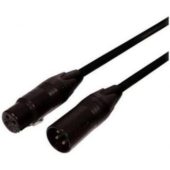 Comprehensive 30' Touring Series Lo-Z Microphone Cable with Neutrik Black/Gold