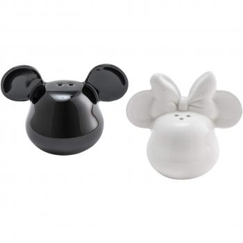 Salt and Pepper shakers Mickey Mouse 3D Black & White