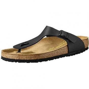 Birkenstock Gizeh Birko-Flor Women's Flip Flop - Black - UK7 EU40 Regular