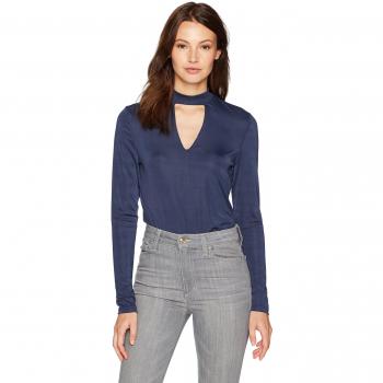 VERO MODA Vmjennie Ls Top, Camisa Manga Larga para Mujer, Azul