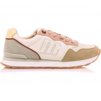 Mustang - Zapatillas deportivas de mujer estilo running con diferentes texturas, modelo 60441 JOGGO, color beige