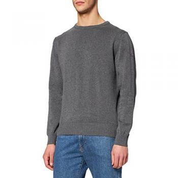 Armor-Lux Men's Carantec Grey Sweater Jumper