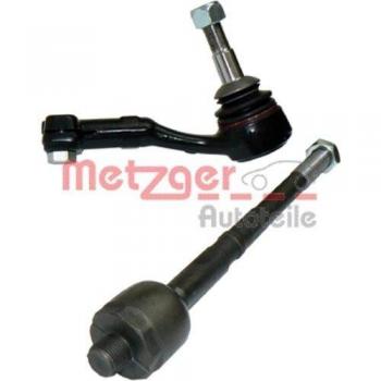 Barra de Dirección Metzger 56010502 para BMW 1er, 3er y X1 - Tirante Transversal Derecho
