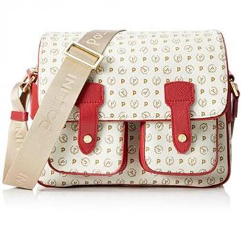 Pollini Heritage Ivory and Lac Crossbody Shoulder Bag for Women