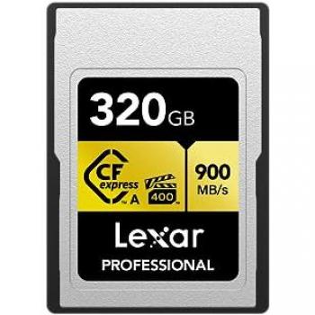 Tarjeta de Memoria CFexpress Tipo A Lexar Gold Series 320GB - 900MB/s
