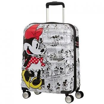 American Tourister Maleta de cabina Wavebreaker Disney Spin.55/20 Minnie Comics White