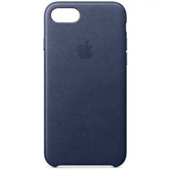Apple MQH82ZM/A Leather Case for iPhone 8/7 - Midnight Blue