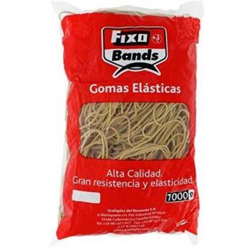Fixo 57840 Bolsa de Gomas Elásticas, 100 g, 100 g, Multicolor, 10 mm x 20 cm