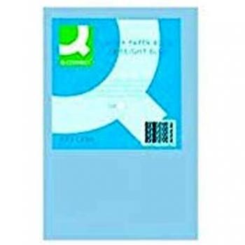 Q-Connect - Papel Color Din A3 80Gr Celeste Paquete De 500 Hojas
