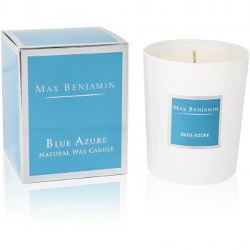 Max Benjamin Blue Azure Scented Candle - 190g/6.5oz Decorative Glass