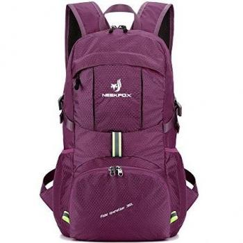 NEEKFOX Mochila ligera y compacta para viaje, excursionismo o uso diario, Mochila para acampar plegable de 35 L, Mochila deportiva ultraligera para exteriores