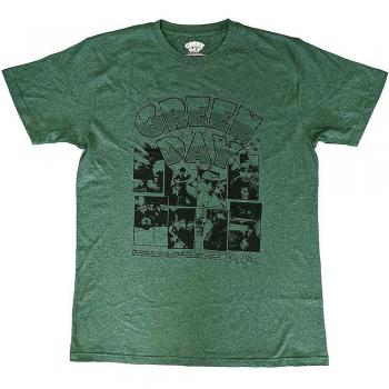 Green Day Dookie Frames Green T-Shirt Small