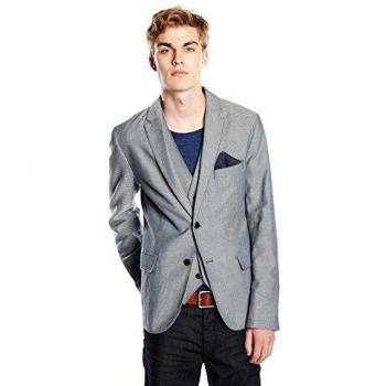 BOSS Orange Beneslim2_BS-W - Chaqueta para hombre, color azul