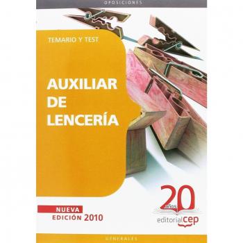 Auxiliar de Lencería. Temario y Test