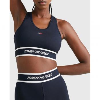 Tommy Hilfiger Sujetador con sujeción media y logo Sport