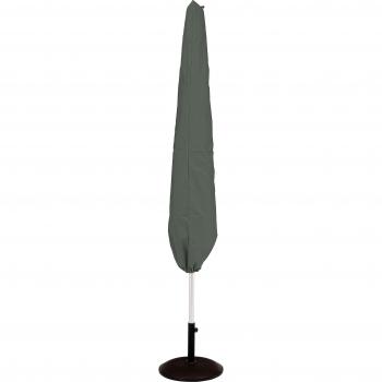 Unbekannt Estrella Funda para Muebles de jardín, Pantalla hasta 450 cm, con Barra, Uni Gris, 254 x 40 x 76 cm, 1,3 ml, 454817