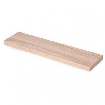 Tablero para mesa o baldas de estante Emuca 600x200mm, espesor 30mm, efecto roble, madera