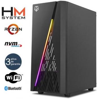 HM System Ryzen Frost C1 Gaming - AMD Ryzen 5 4500/16GB/500GB SSD/GTX 1650