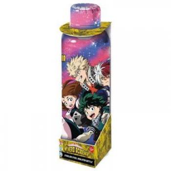 BOTELLA TERMICA ACERO INOXIDABLE MY HERO ACADEMIA