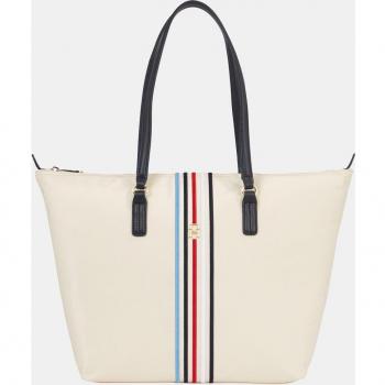 Tommy Hilfiger Poppy Tote Women's Bag Spring/Summer Collection Beige ONE SIZE