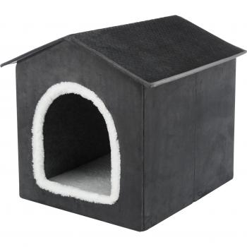 Trixie Cueva Livia Gris Oscuro - Refugio acogedor para mascotas de color gris oscuro