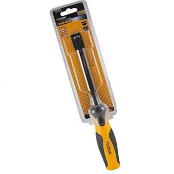 Hoteche 380114 Formón Biselado, Naranja/Negro, 14mm