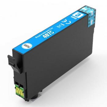 Cartucho de tinta compatible con Epson 407XL cian
