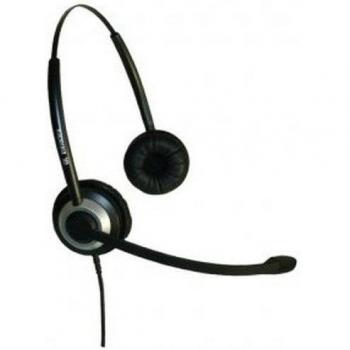 Imtradex BasicLine TB Headset binaural para AVM Fritz! Fon MT-F Teléfono, con Cable con NC, ASP y Conector QD
