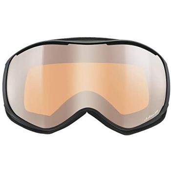 Máscara de Esquí Julbo Ellipse con lente espejada Spectron 3, Polycarbonate amarillo, unisex adulto, color negro