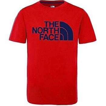 The North Face Camiseta de niño Reaxion 2.0 Roja Cód. 3S35-VS3, Rojo/Azul, 8-10 Años