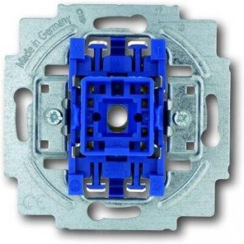 Busch-Jaeger 2000/2 US Dual-Pole Rocker Switch, Blue, Flush Mounted