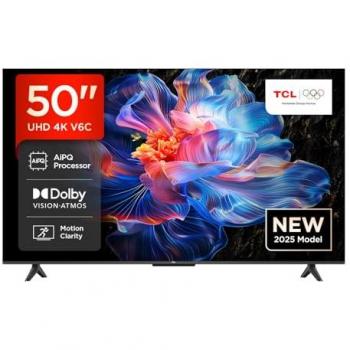 TCL Televisor LED 50V6C 127 cm (50) Smart TV 4K Ultra HD, HDR10+, Dolby Vision, Google TV, Game Master