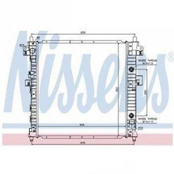 Nissens 64326 Refrigerantes del Motor