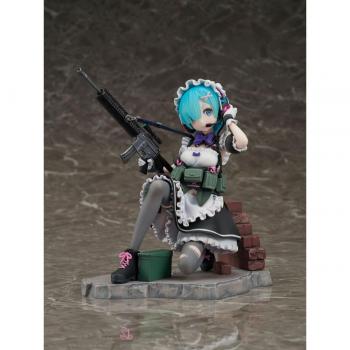 Estatua PVC 1/7 Rem Military Ver. de Re:Zero - Starting Life in Another World, 16 cm