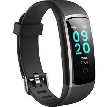 ASIAMENG Reloj Deportivo Hombres Mujeres Podómetro Presión Arterial Reloj Deportivo Monitor de frecuencia cardíaca Pulsera Inteligente IP68 Contador de calorías para Android iOS