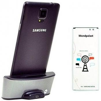 Mondpalast @ Cargador Dual Base Dock docking station + 1X 3220 mah batería Para Samsung Galaxy note 4 , Note 4 , NOTE 4