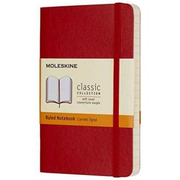 Cuaderno Pocket Rayado Moleskine Rojo