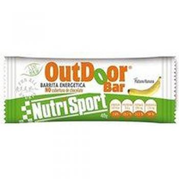 Barrita Energetica Outdor Platano Caja 20 unidades de Nutrisport
